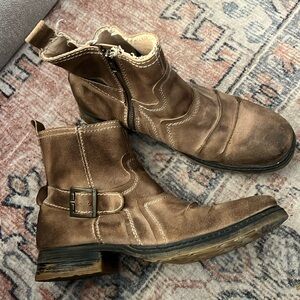Bet Stu Mens 10 Range leather boot